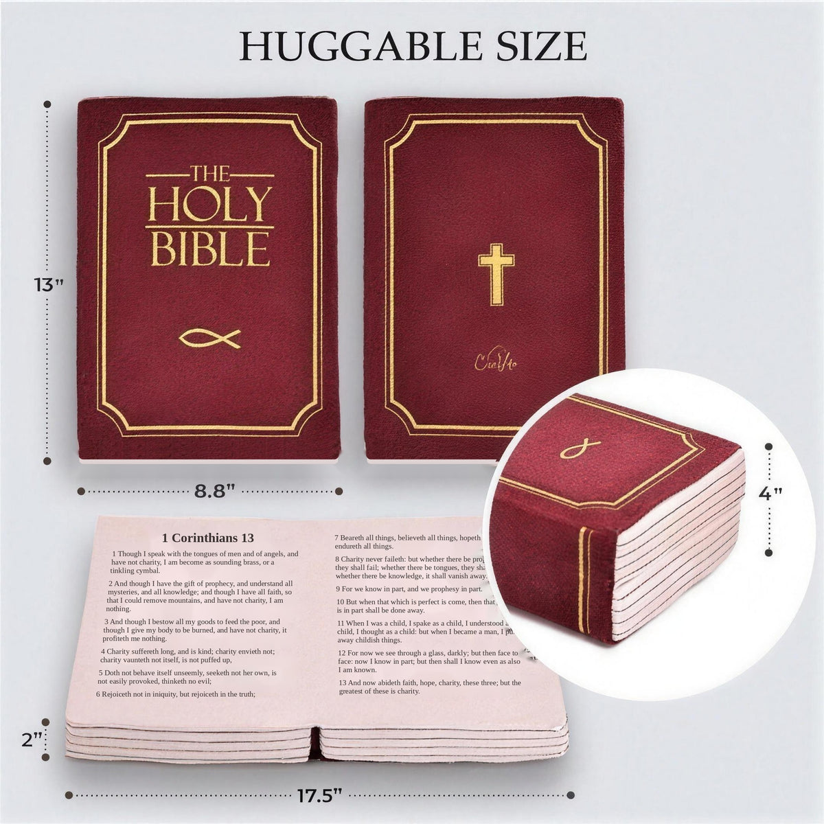 The Holy Pillow – Huggable Bible Pillow That Opens